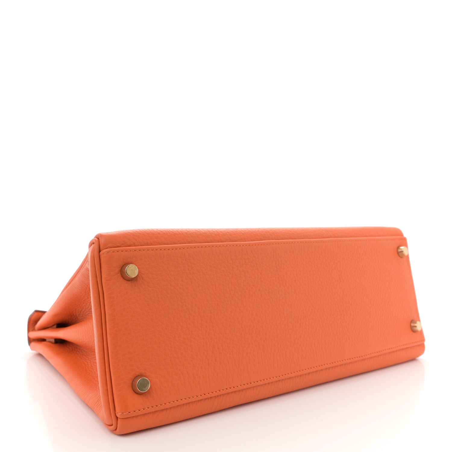 Hermes Togo Kelly Retourne 32 Orange 4 of 12