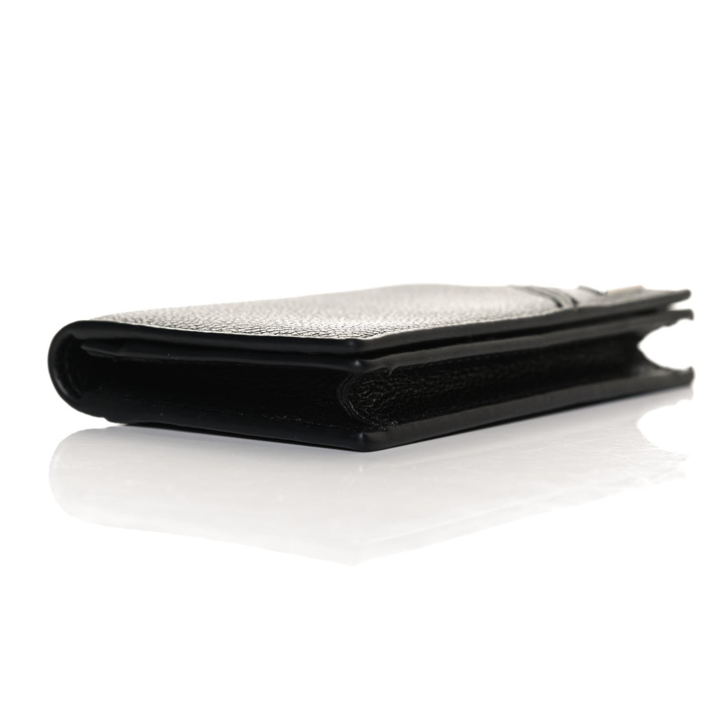 Vitello Micro Grain Card Holder Black