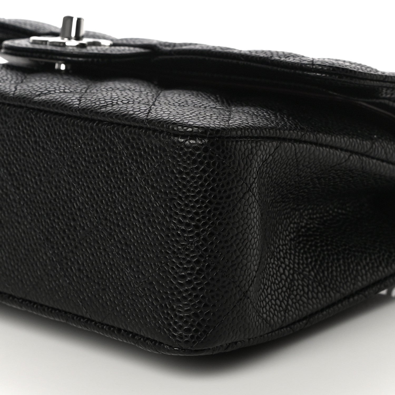 Chanel Caviar Quilted Small Double Flap Black 9 of 10