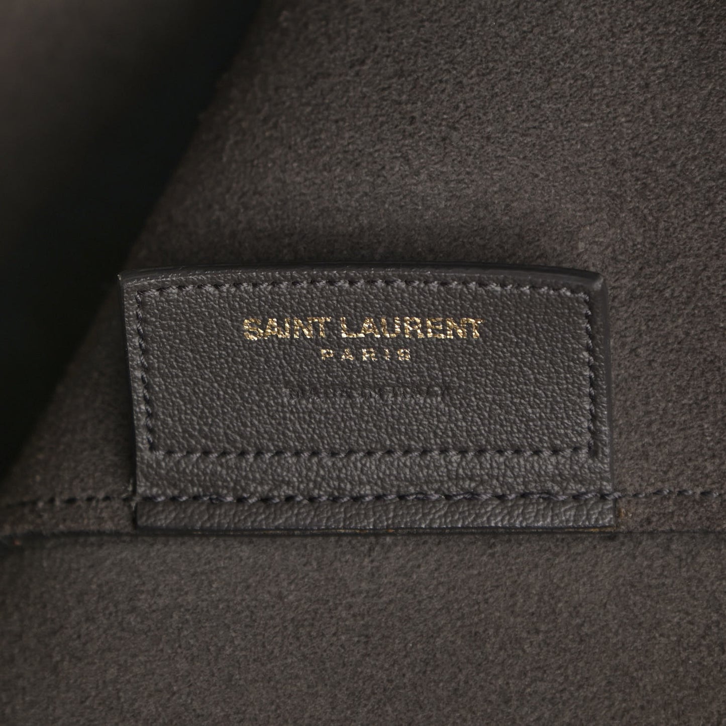 Calfskin Large Shopping Tote Asphalt