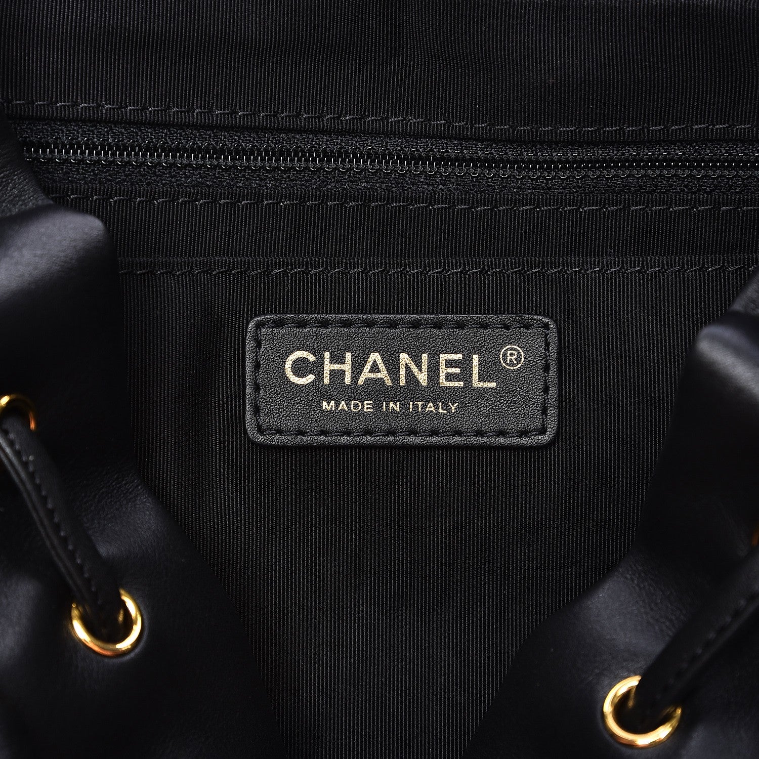 Chanel Calfskin Chevron Quilted Large Urban Spirit Backpack Black 6 of 7
