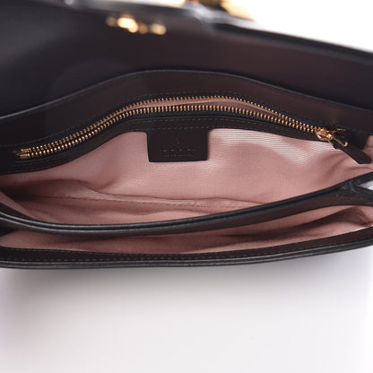 Gucci Vitello Palmellato Lux Small Arli Flap Shoulder Bag Black 7 of 9