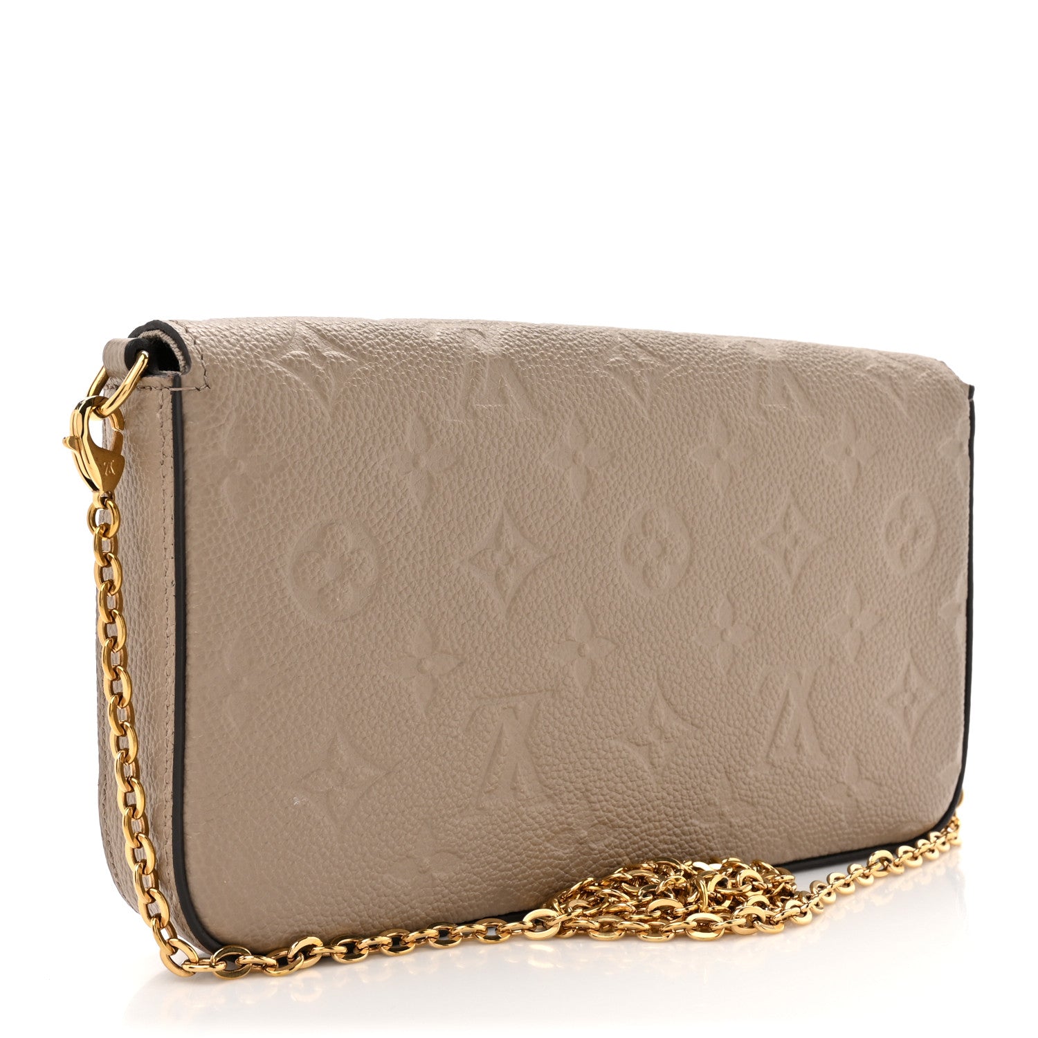Louis Vuitton Empreinte Pochette Felicie Chain Wallet Tourterelle 4 of 12
