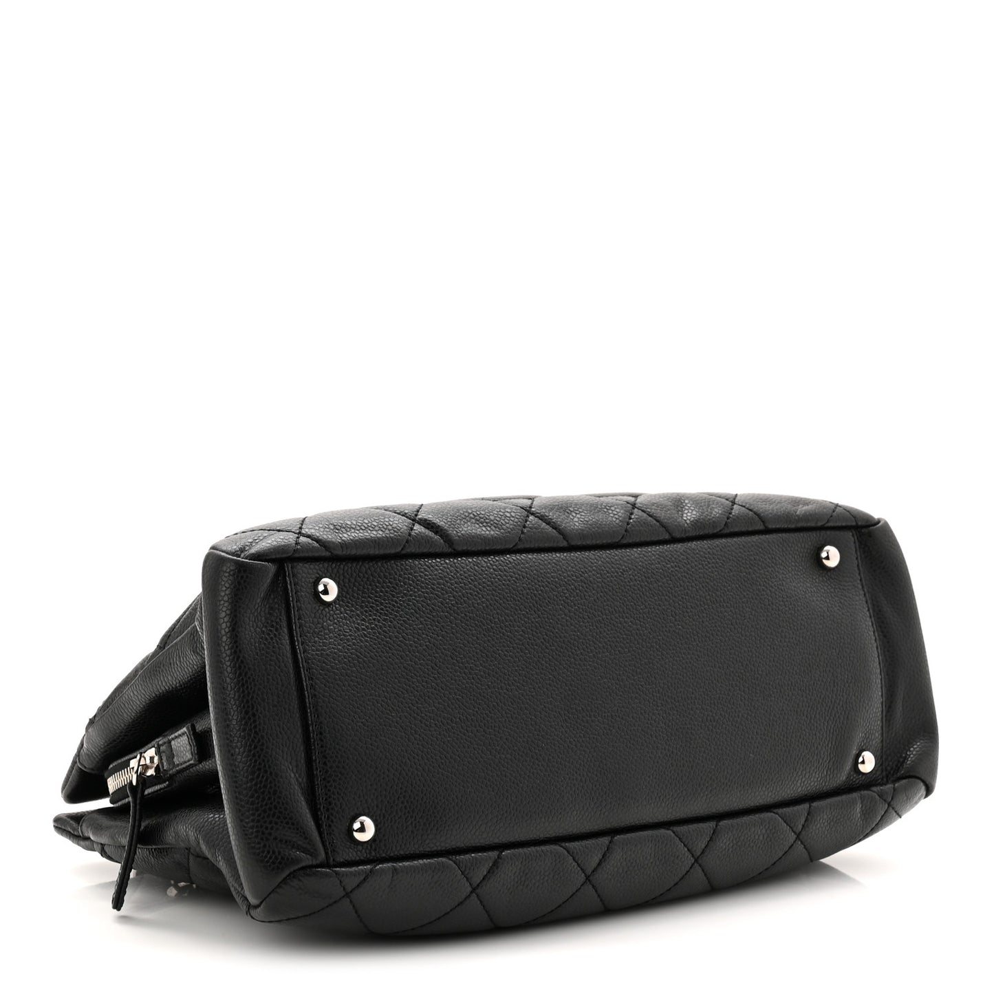 Caviar Quilted CC Timeless Soft Tote Black