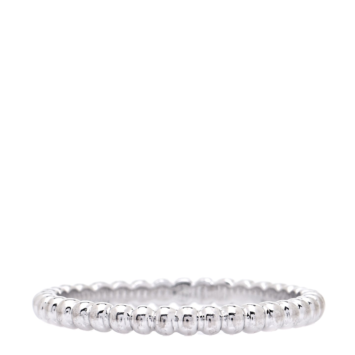 18K White Gold Small Perlee Ring 55 7.25