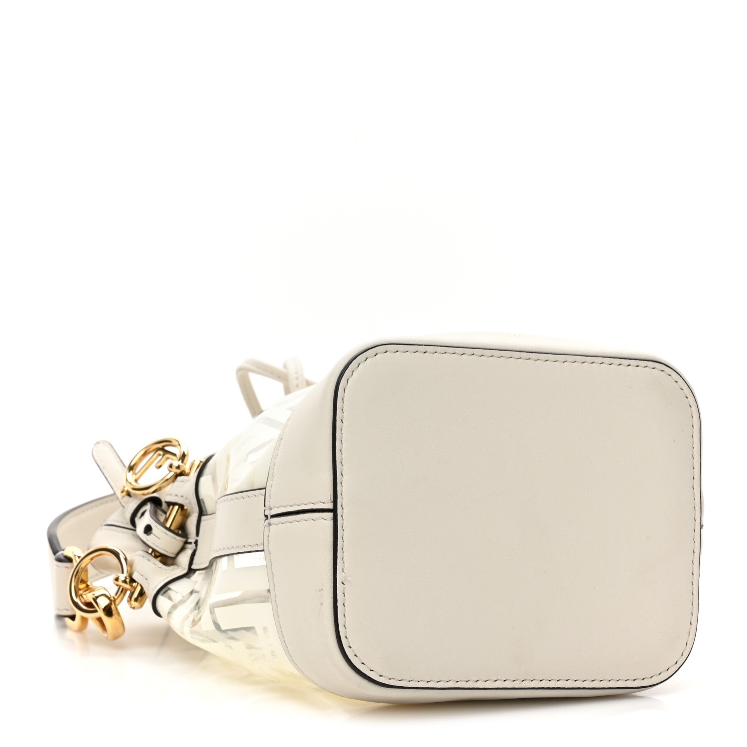 Fendi TPU FF Vitello Grace F is Fendi Mini Mon Tresor Bucket Bag White 4 of 11
