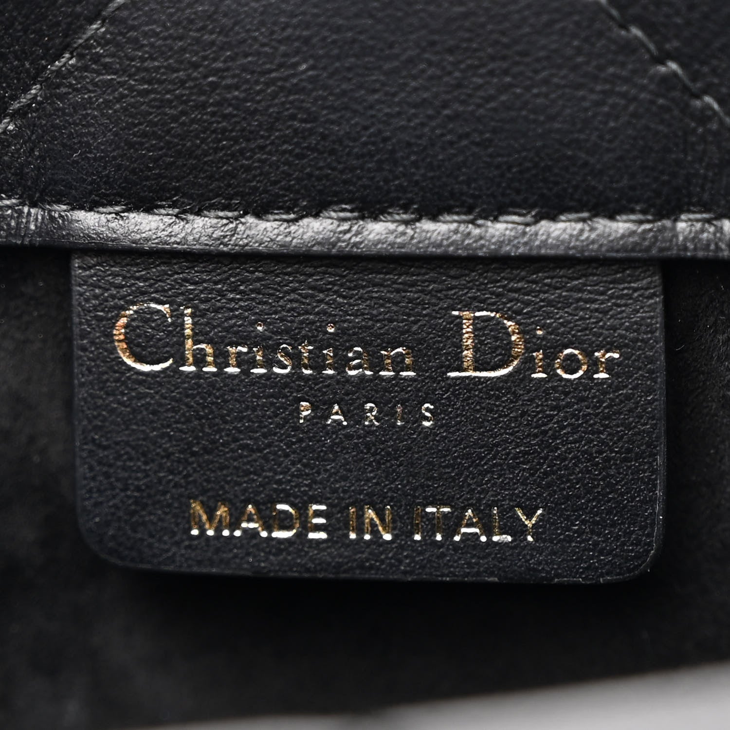 Christian Dior Calfskin Macrocannage Mini Book Tote Black 6 of 10