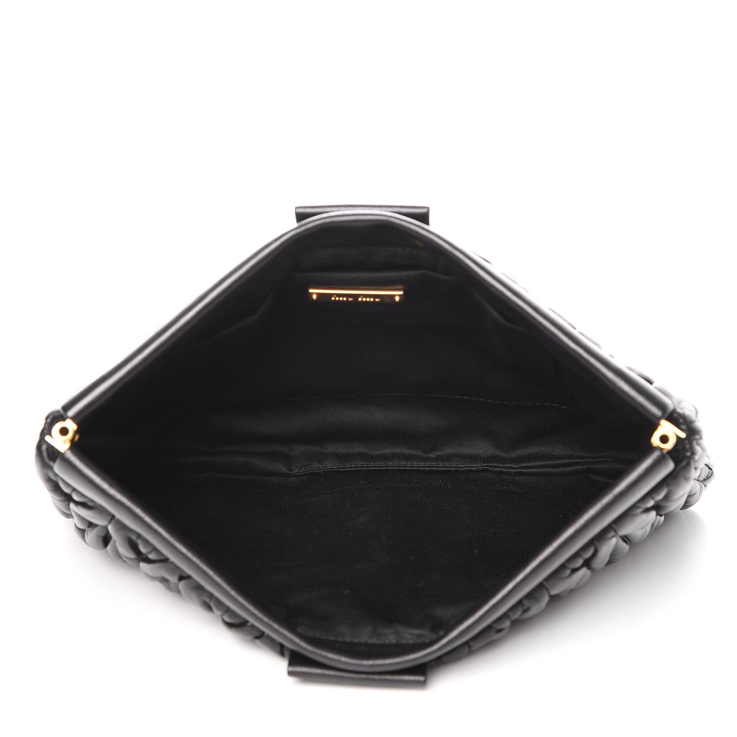 Nappa Matelasse Clutch Nero Black