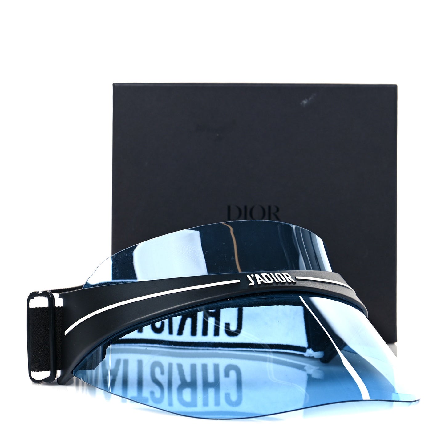Mirrored DiorClub1 Sun Visor Blue