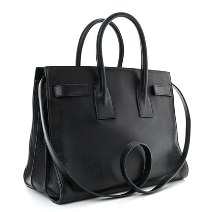 Saint Laurent Calfskin Large Sac De Jour Carryall Black 3 of 12