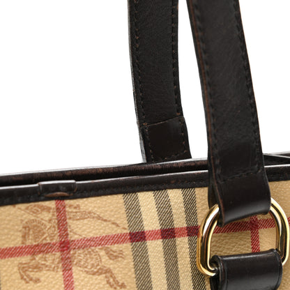 Burberry Haymarket Check Medium Regent Tote Chocolate 13 of 14