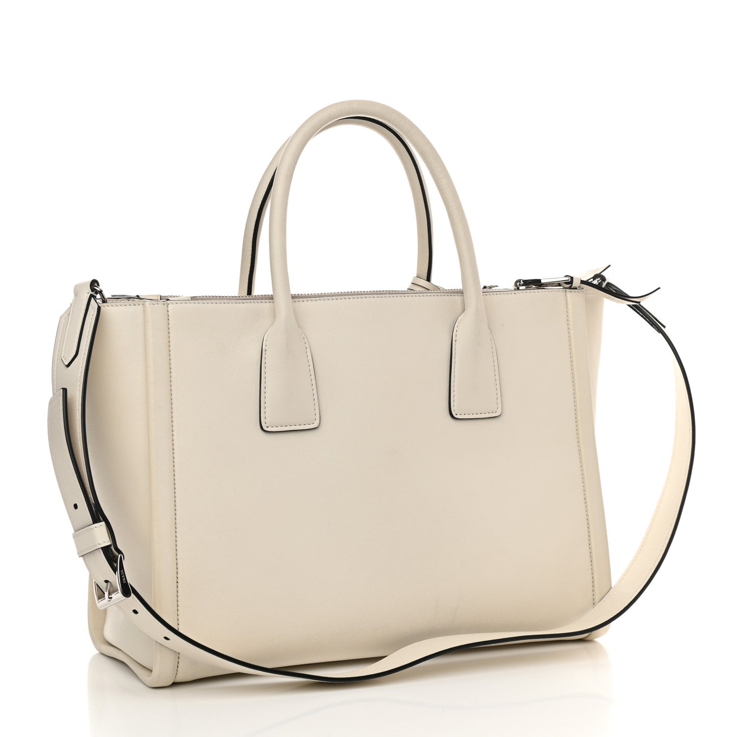 Soft Calfskin Concept Tote White