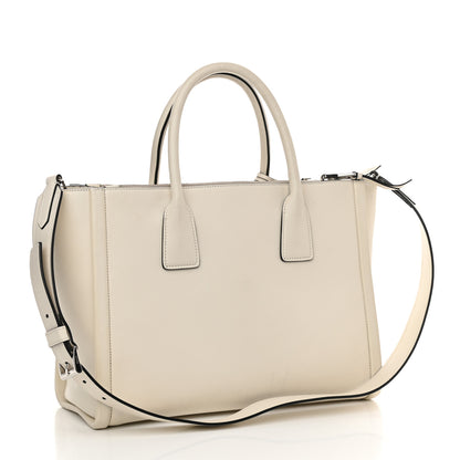 Prada Soft Calfskin Concept Tote White 3 of 11