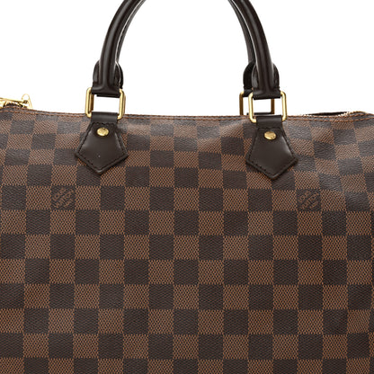 Louis Vuitton Damier Ebene Speedy Bandouliere 30 8 of 15