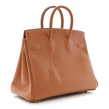 Hermes Swift Birkin Shadow 25 Gold 3 of 10
