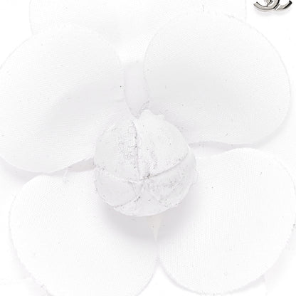 Chanel Canvas Camellia Pin Brooch Ivory 3 of 3