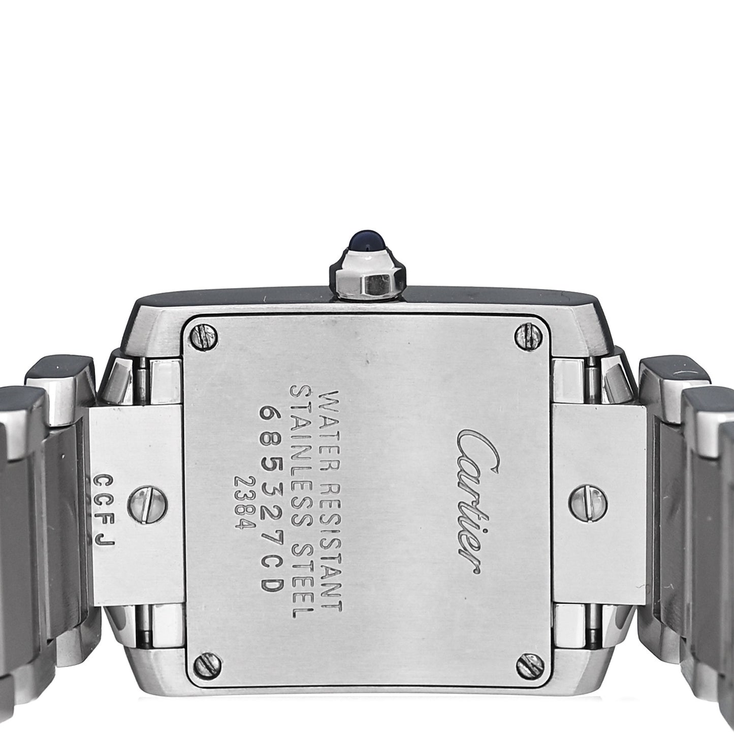 Stainless Steel 20mm Tank Francaise Quartz Watch