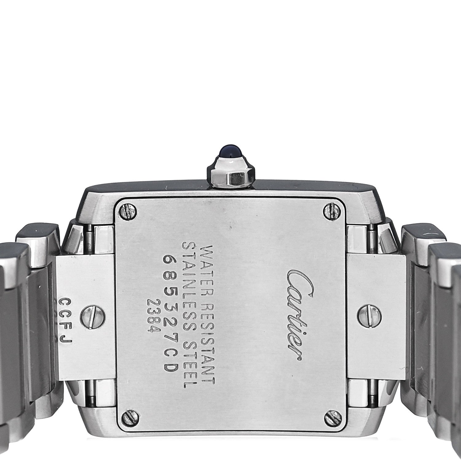 Cartier Stainless Steel 20mm Tank Francaise Quartz Watch 4 of 4