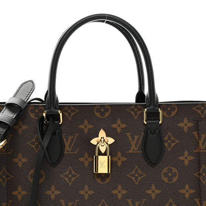 Louis Vuitton Monogram Flower Tote Black 7 of 9