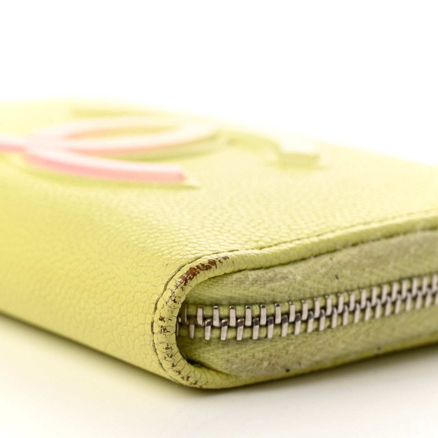 Chanel Caviar Key Holder Case Light Pink Light Green 11 of 11