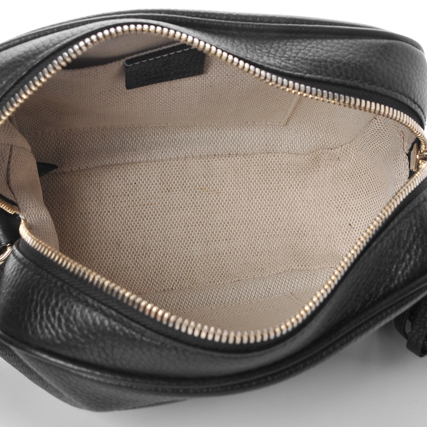 Gucci Pebbled Calfskin Small Soho Disco Bag Black 7 of 7