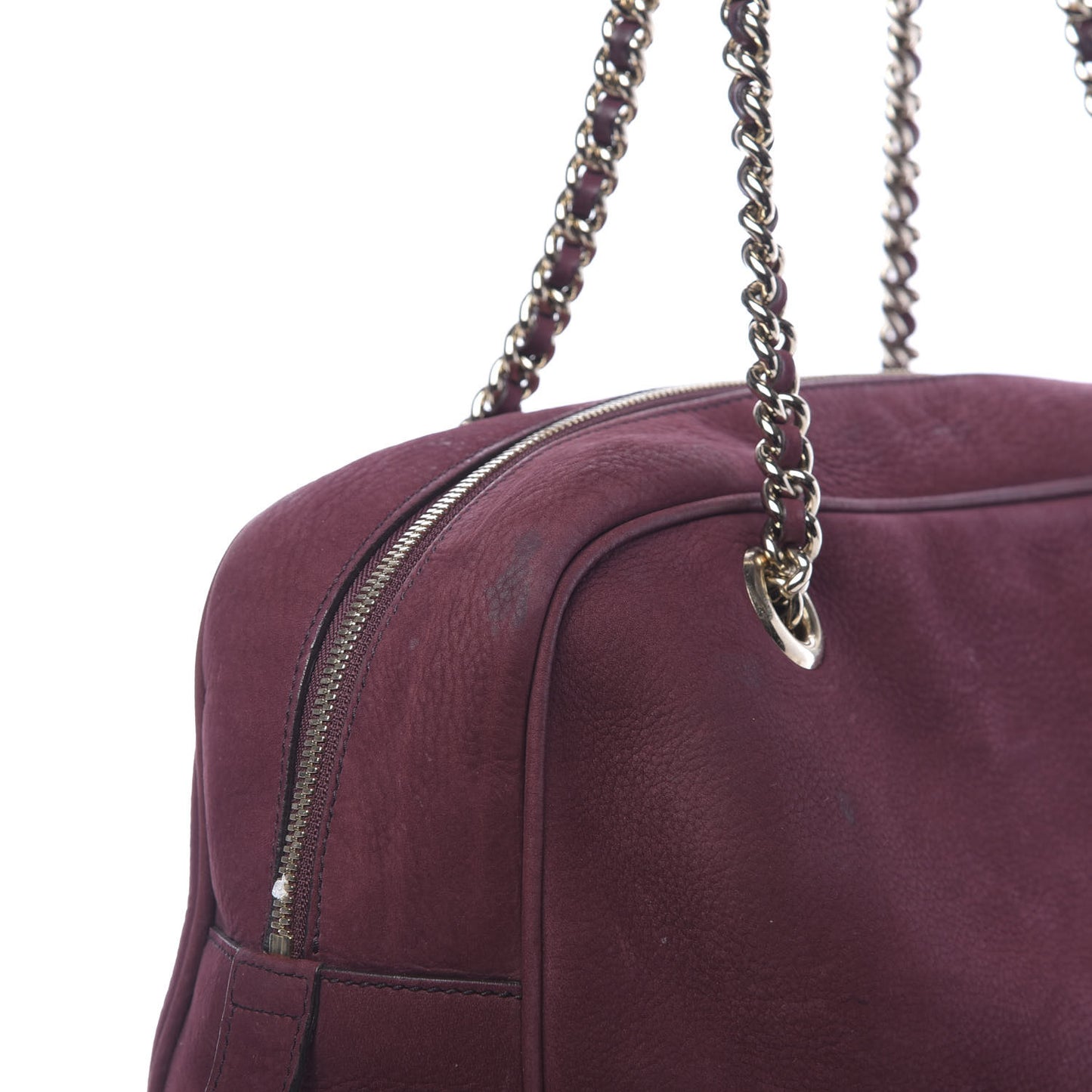 Vitello Range Medium Soho Bowler Burgundy