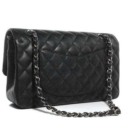 Chanel Caviar Quilted Medium Double Flap Black 3 of 8