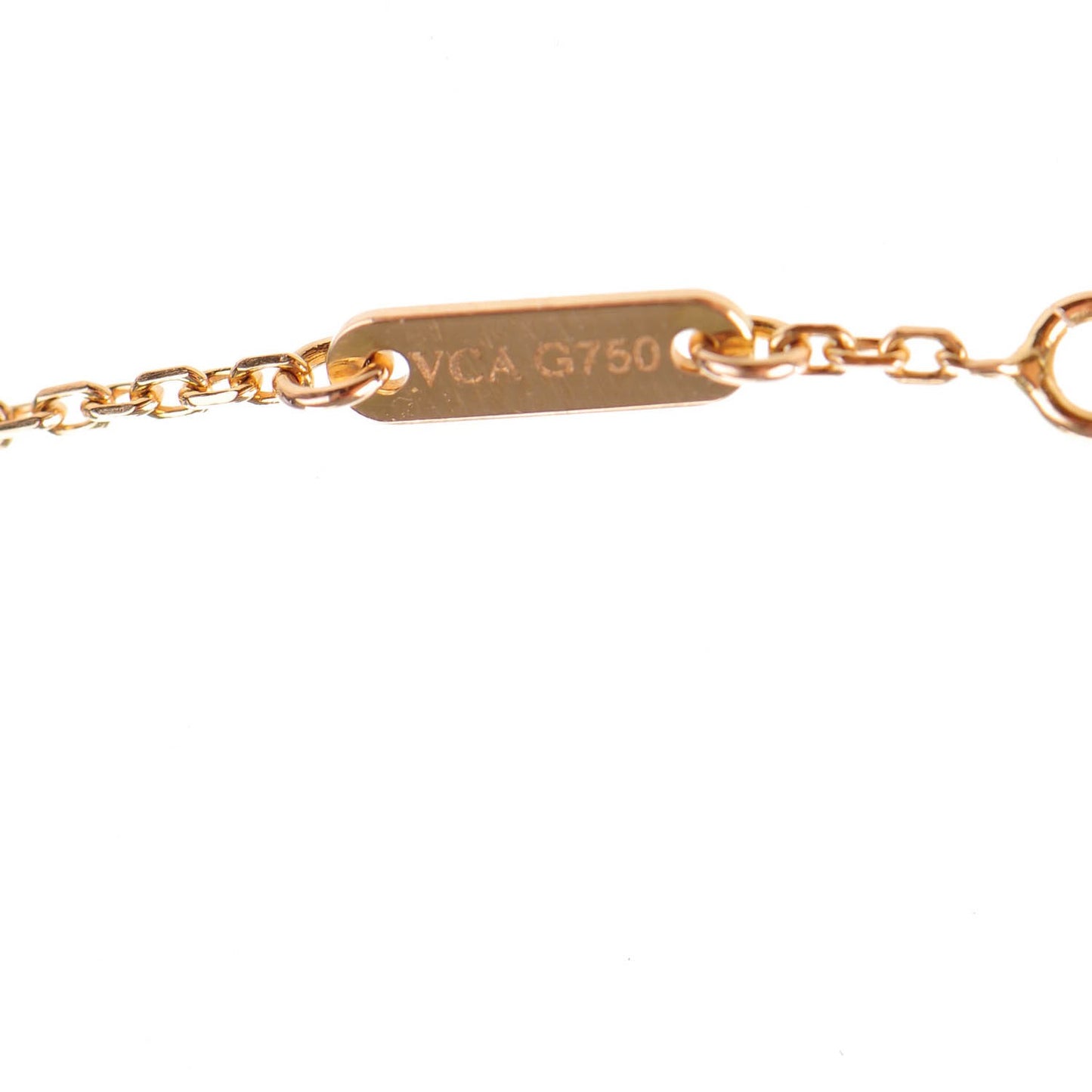 18K Rose Gold Carnelian Sweet Alhambra Bracelet