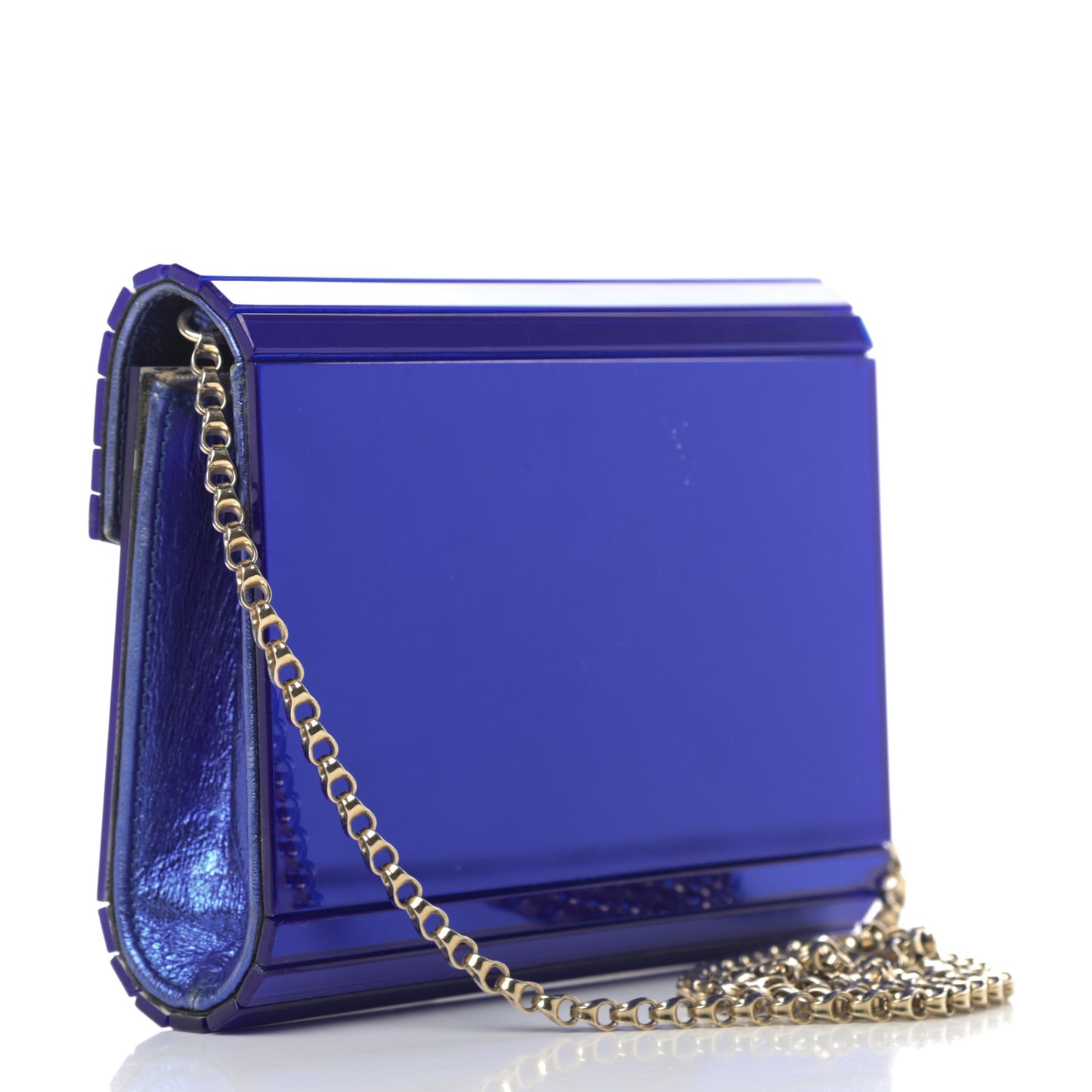 Acrylic Candy Clutch Blue