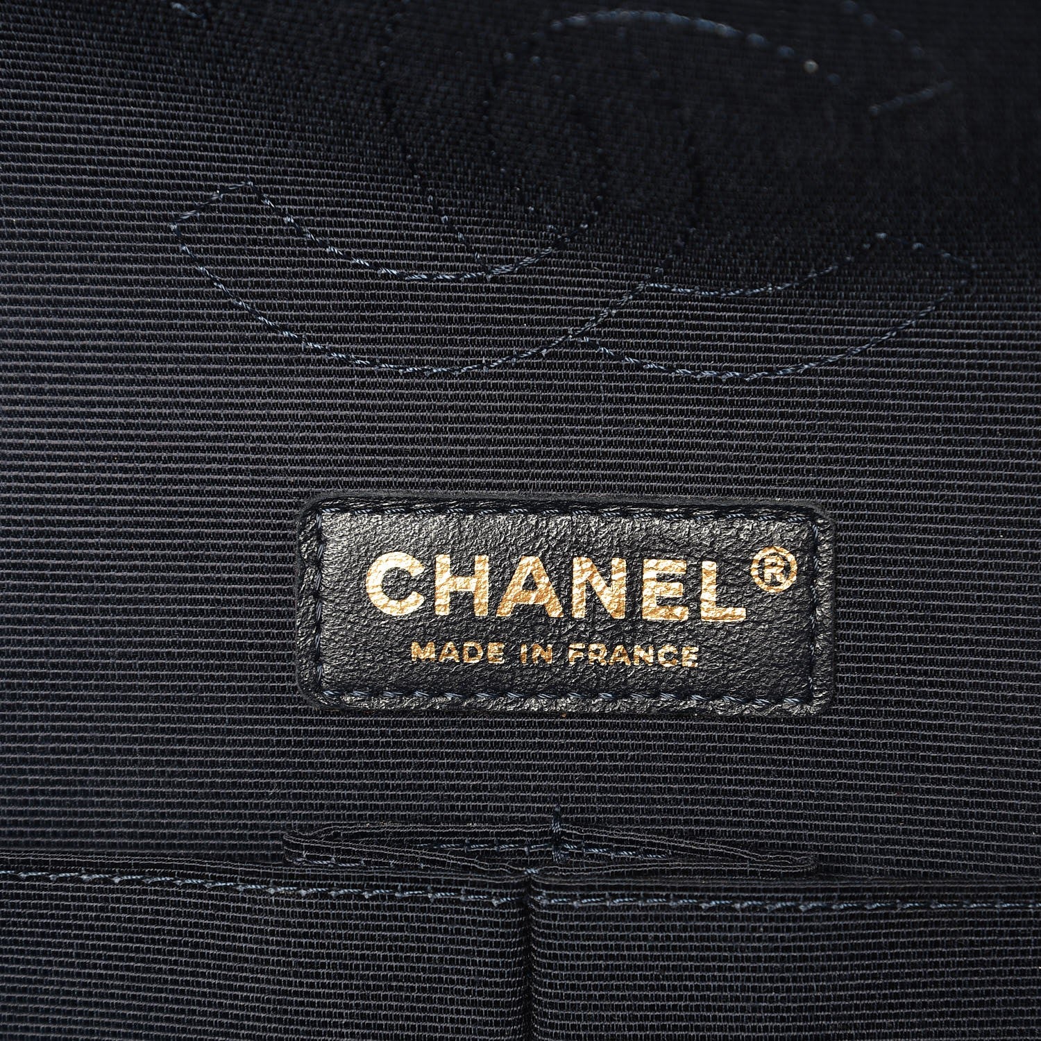 Chanel Velvet Quilted Medium Double Flap Blue 7 of 9