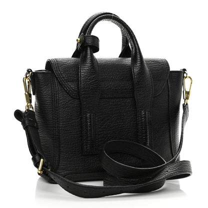 3.1 Phillip Lim Textured Calfskin Mini Pashli Satchel Black 3 of 12