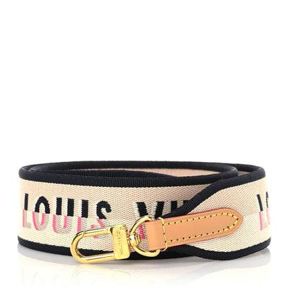 Louis Vuitton Jacquard Speedy Bandouliere 20 Shoulder Strap Black 1 of 3