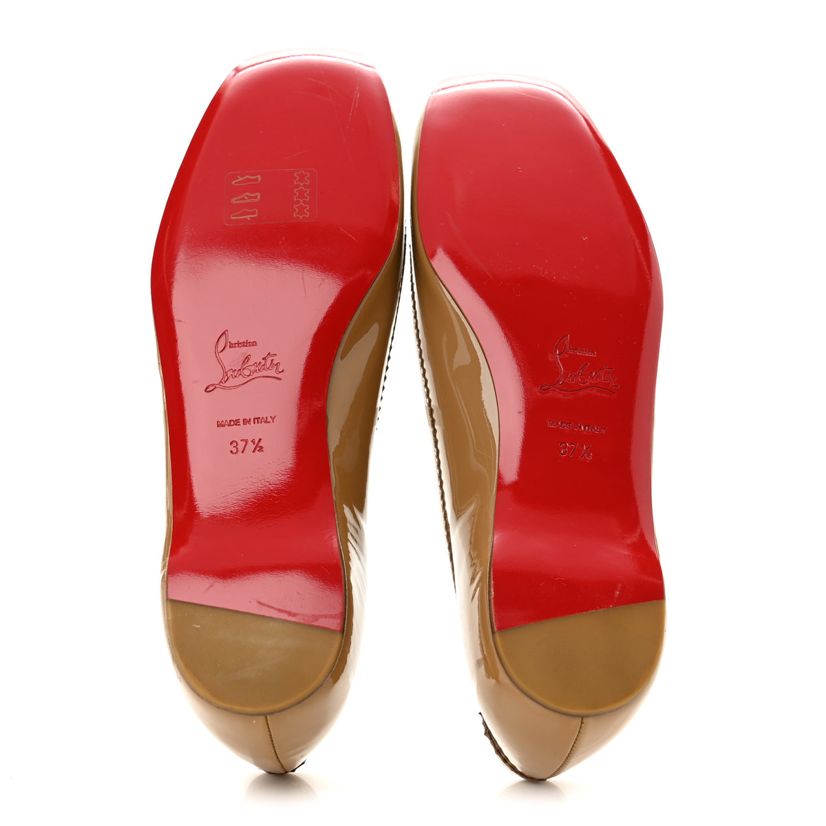 Patent Ballet Flats 37.5 Nude