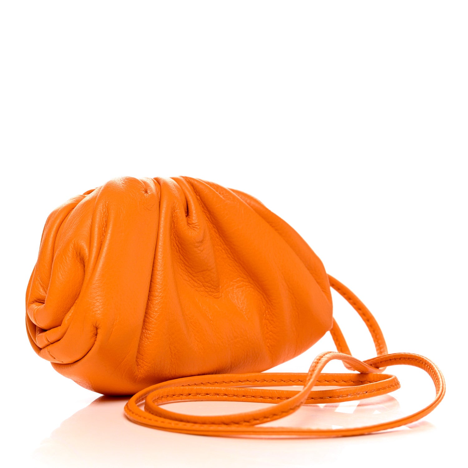 Bottega Veneta Butter Calfskin Coin Purse Orange 3 of 7