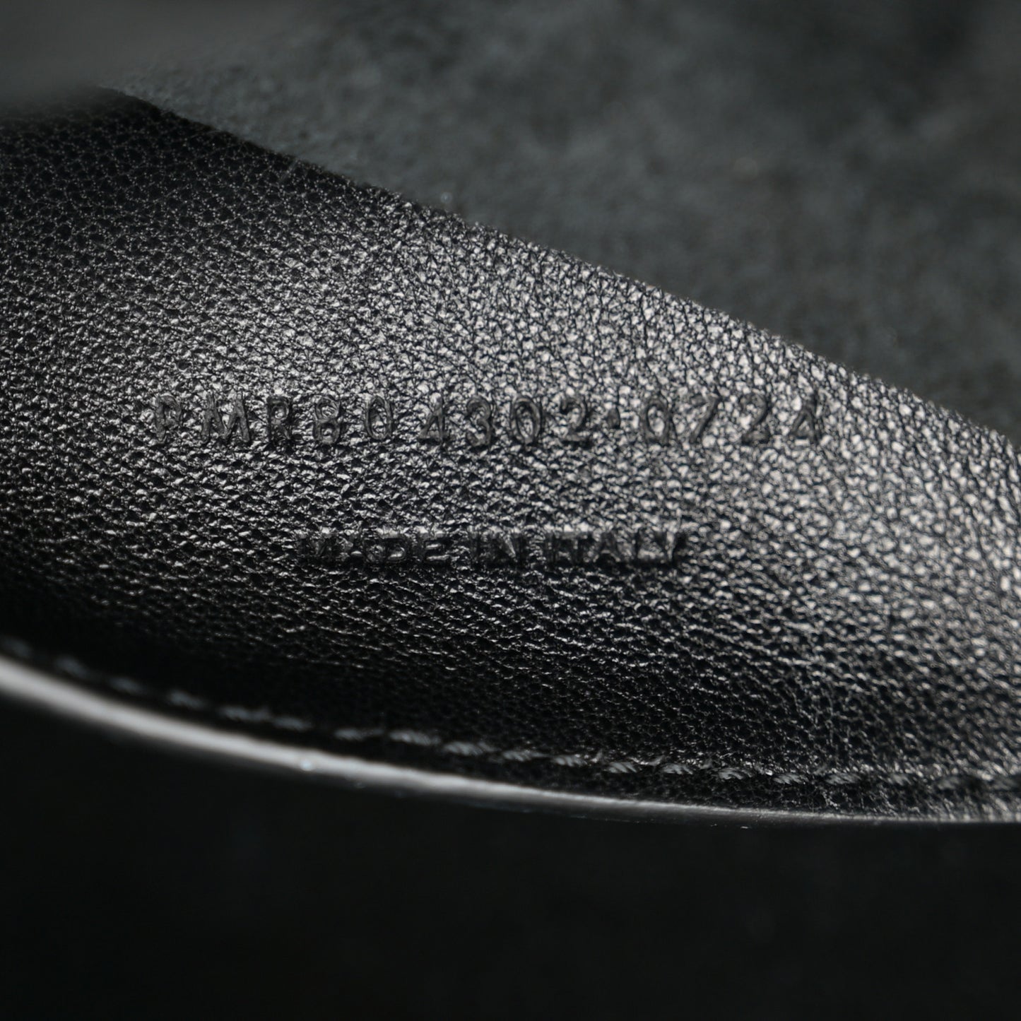 Lambskin Paris VII Pochon Black