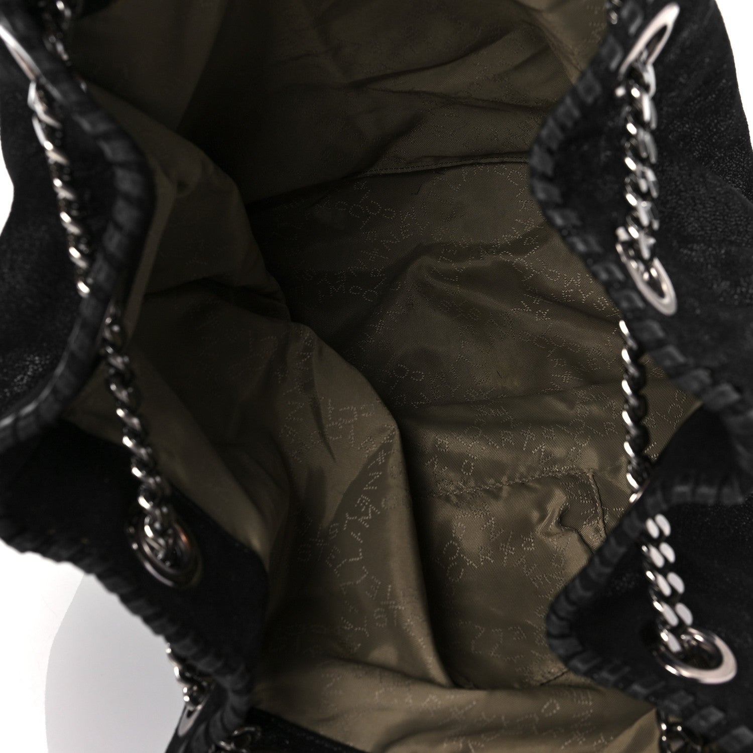 Stella McCartney Shaggy Deer Falabella Bucket Bag Black 4 of 6