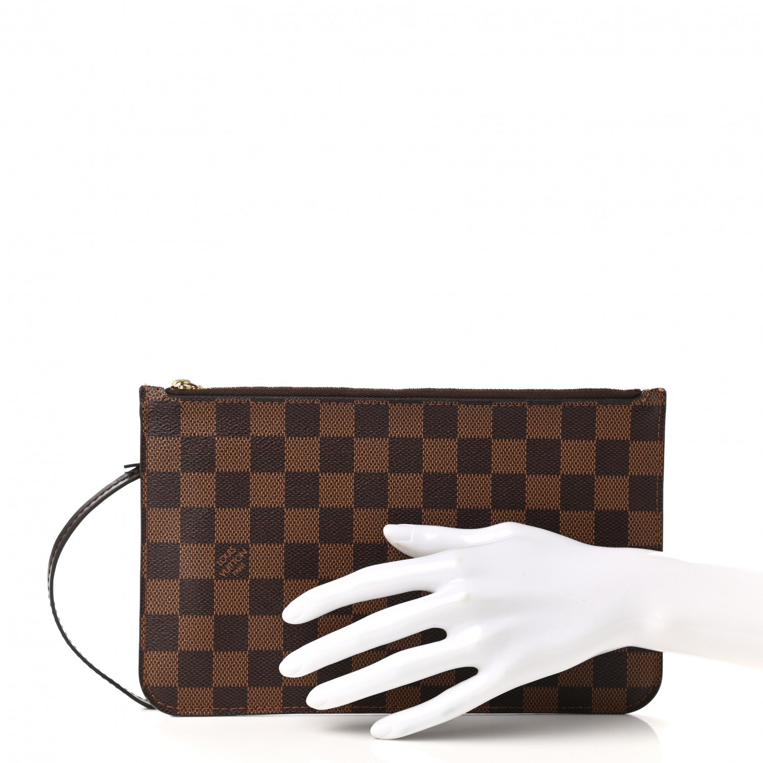 Louis Vuitton Damier Ebene Neverfull MM GM Pochette 2 of 7