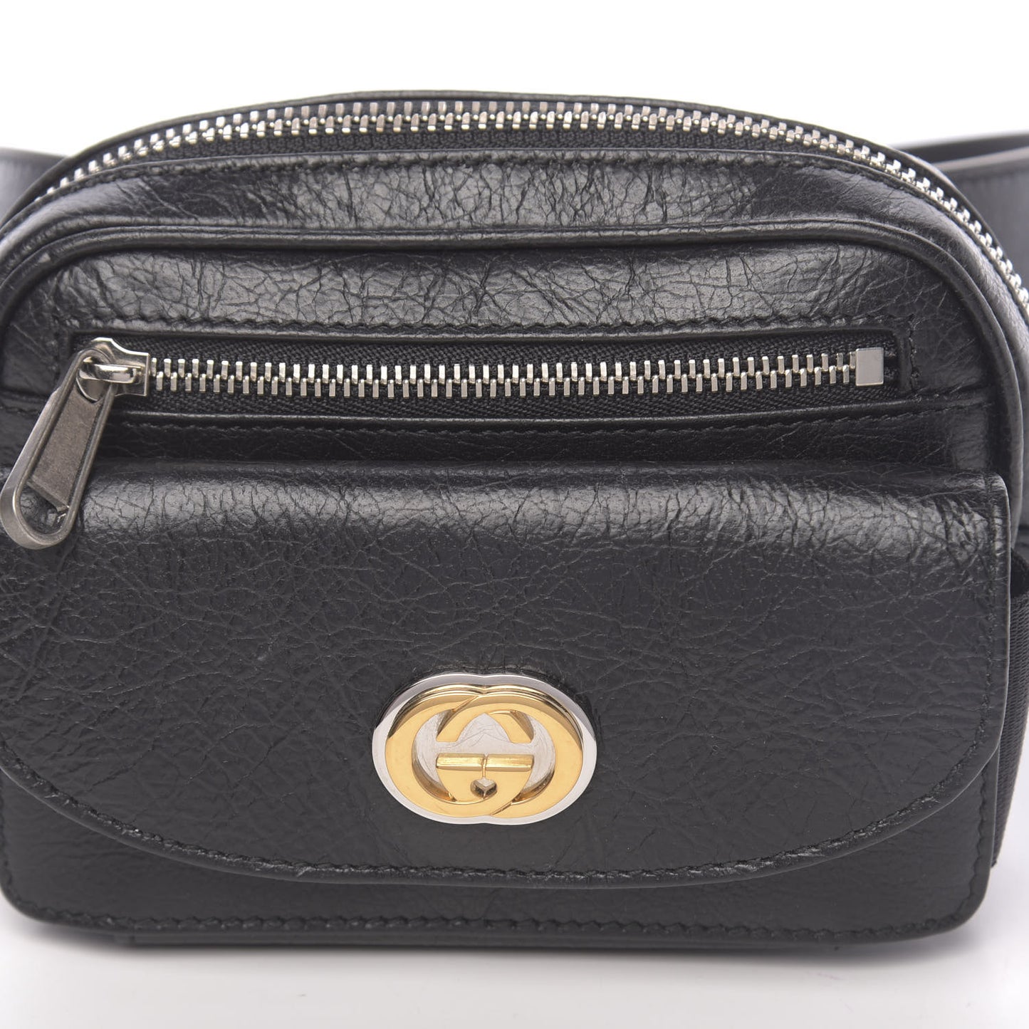 Fluffy Calfskin Mini Morpheus Belt Bag 70 28 Black