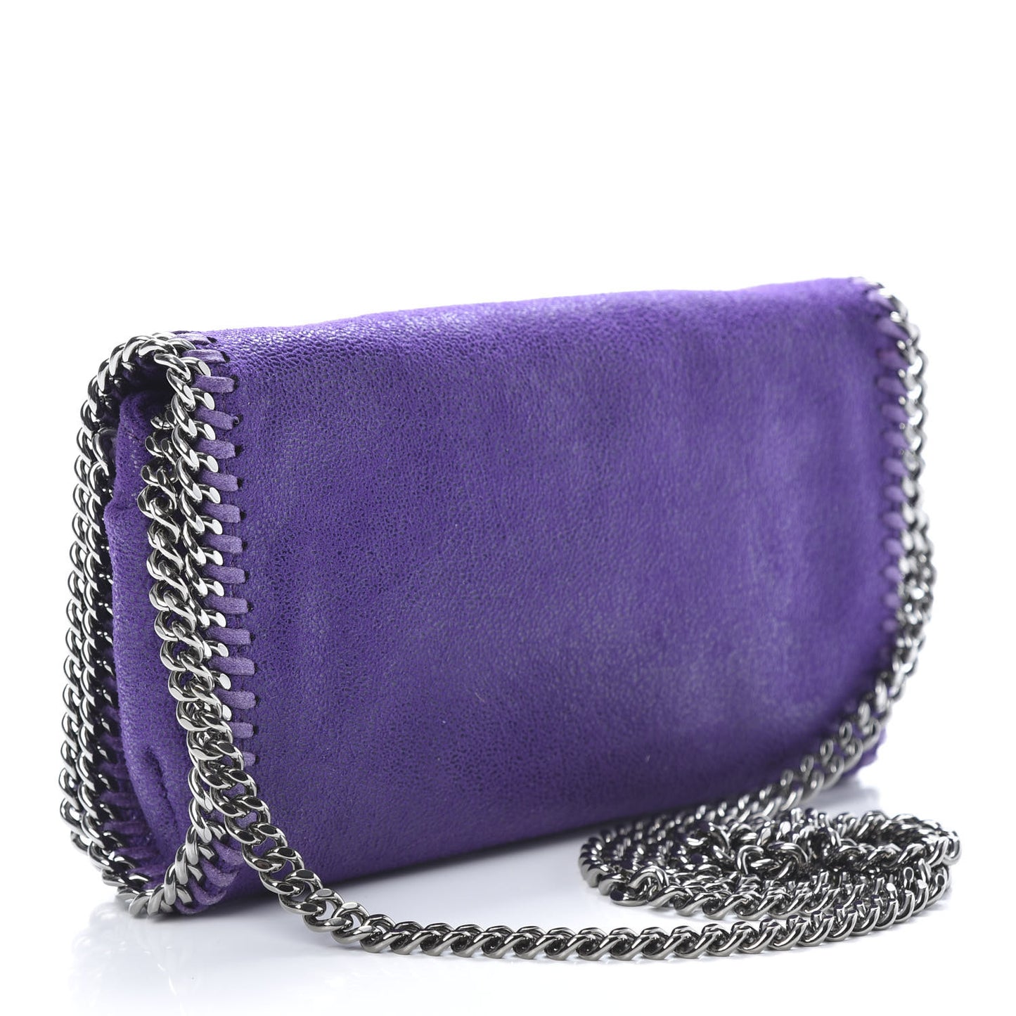 Shaggy Deer Falabella Crossbody Bag Bright Purple