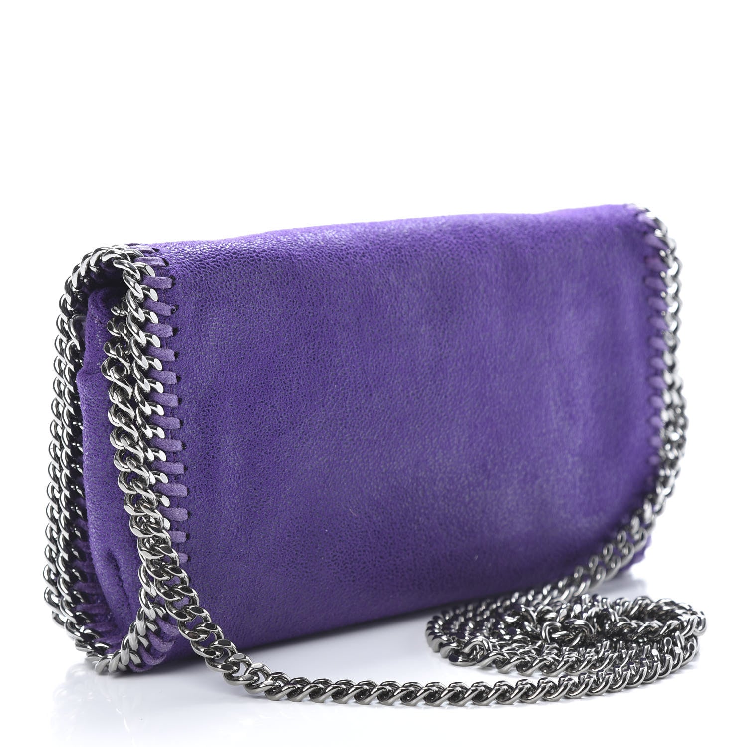 Stella McCartney Shaggy Deer Falabella Crossbody Bag Bright Purple 2 of 9