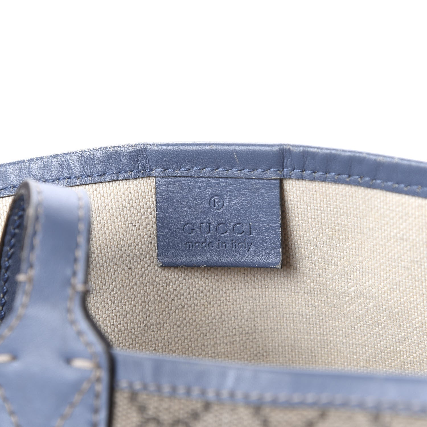 Gucci GG Supreme Stars Tote Blue 8 of 15
