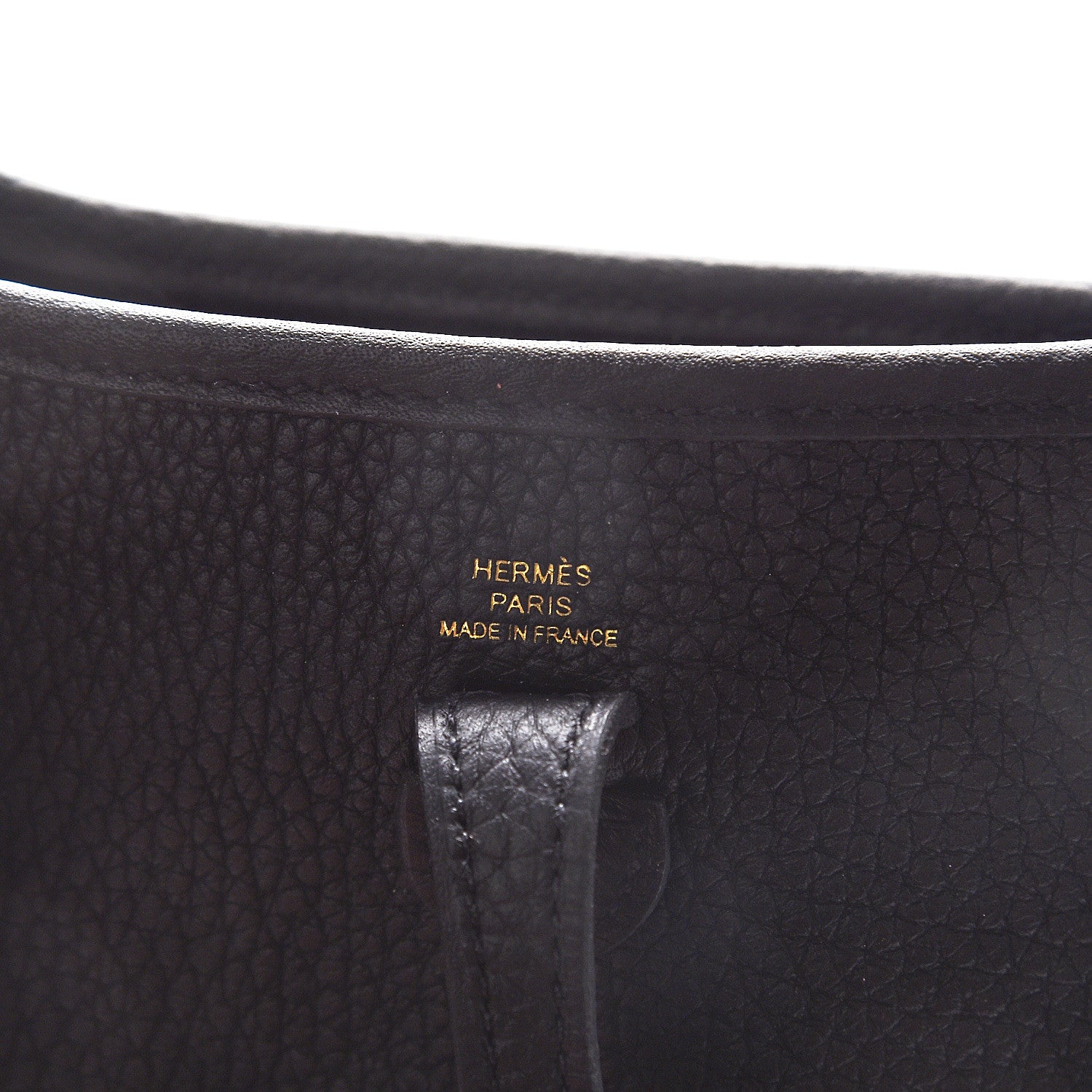 Hermes Taurillon Clemence Evelyne TPM Black 5 of 9