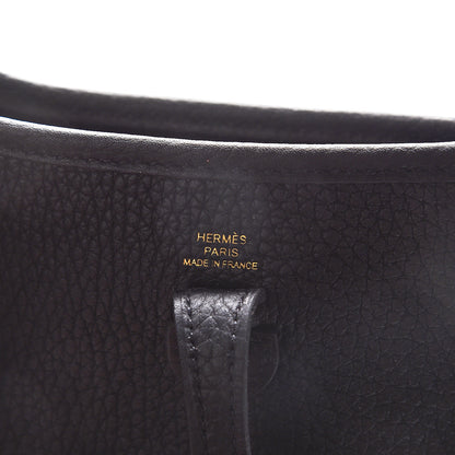 Hermes Taurillon Clemence Evelyne TPM Black 5 of 9