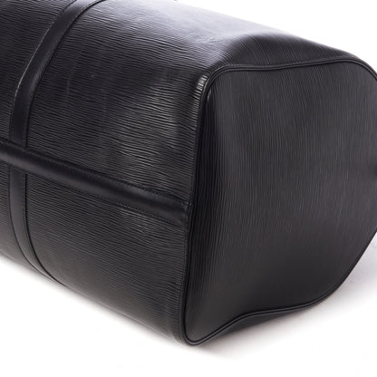 Louis Vuitton Epi Keepall 50 Black 4 of 9