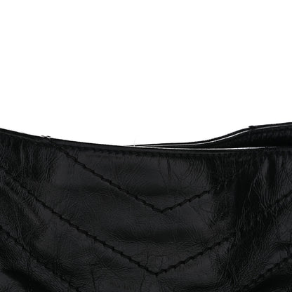 Saint Laurent Crinkled Calfskin Matelasse Monogram Medium Niki Shopper Tote Black 13 of 13