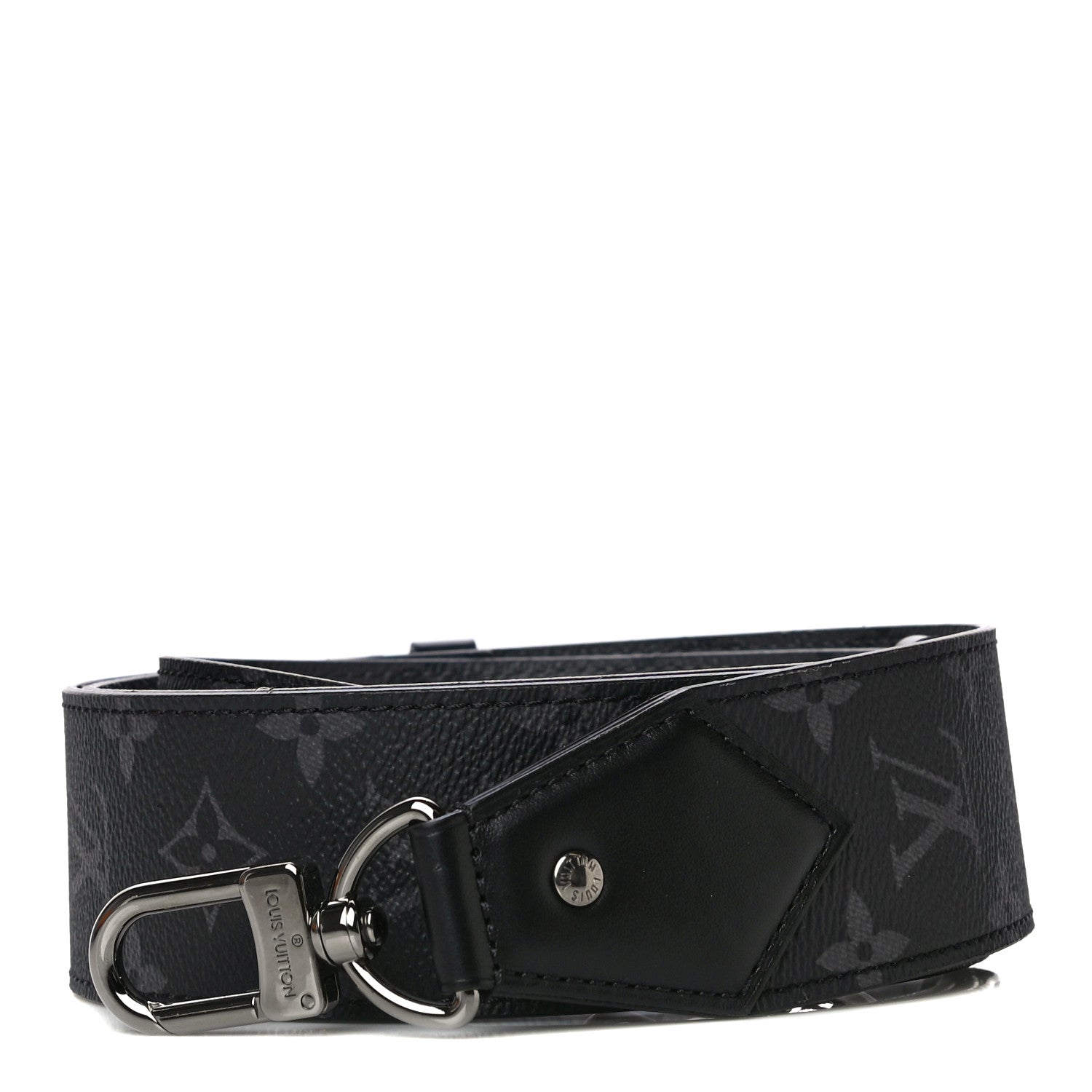 Louis Vuitton Monogram Eclipse Reversible Bandouliere Shoulder Strap 1 of 9