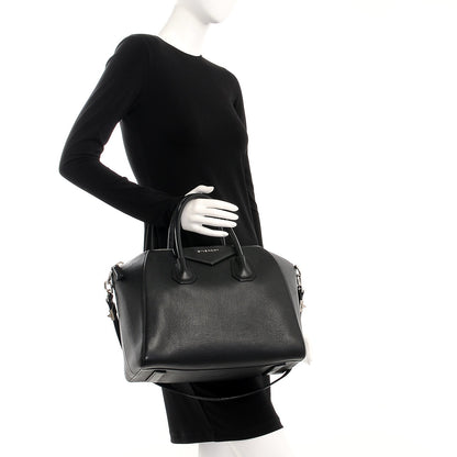 Givenchy Sugar Goatskin Medium Antigona Black 3 of 9
