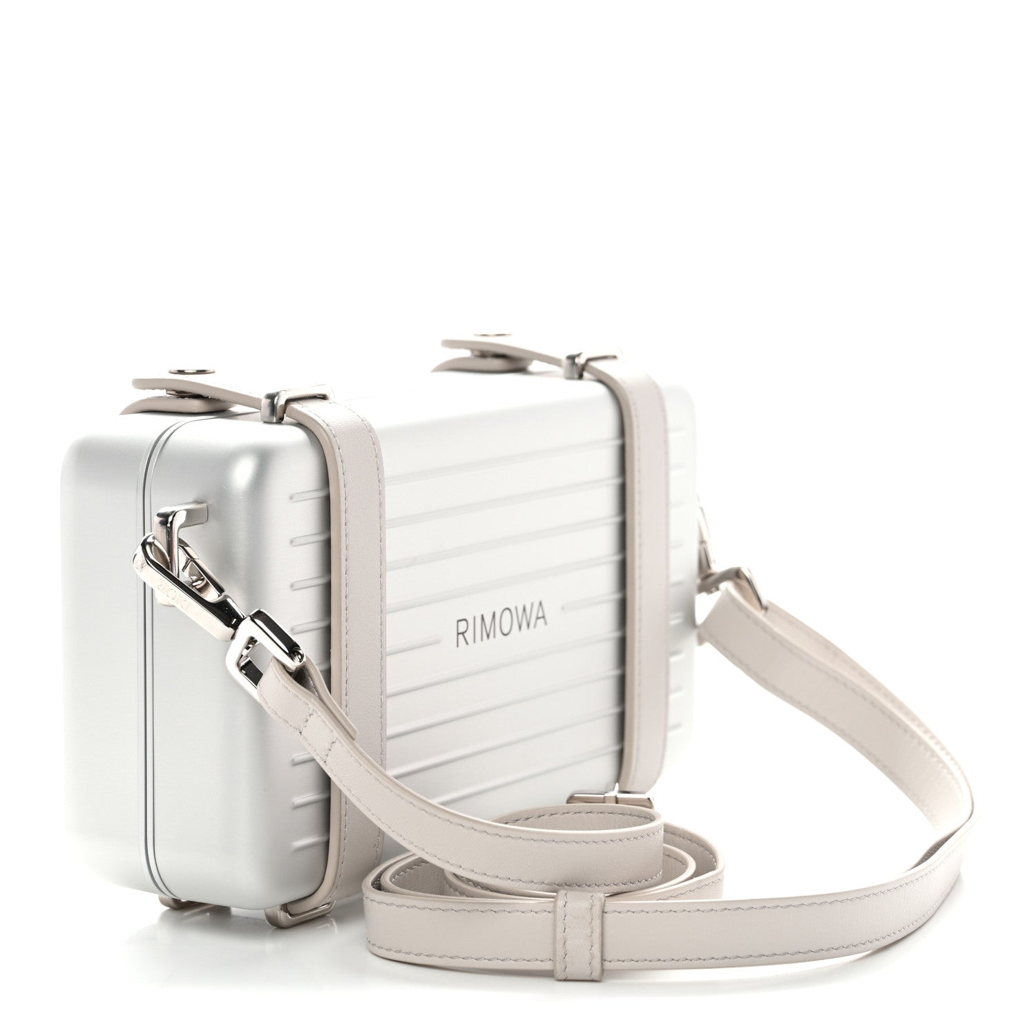 Christian Dior X RIMOWA Aluminum Personal Clutch On Strap Silver 3 of 11