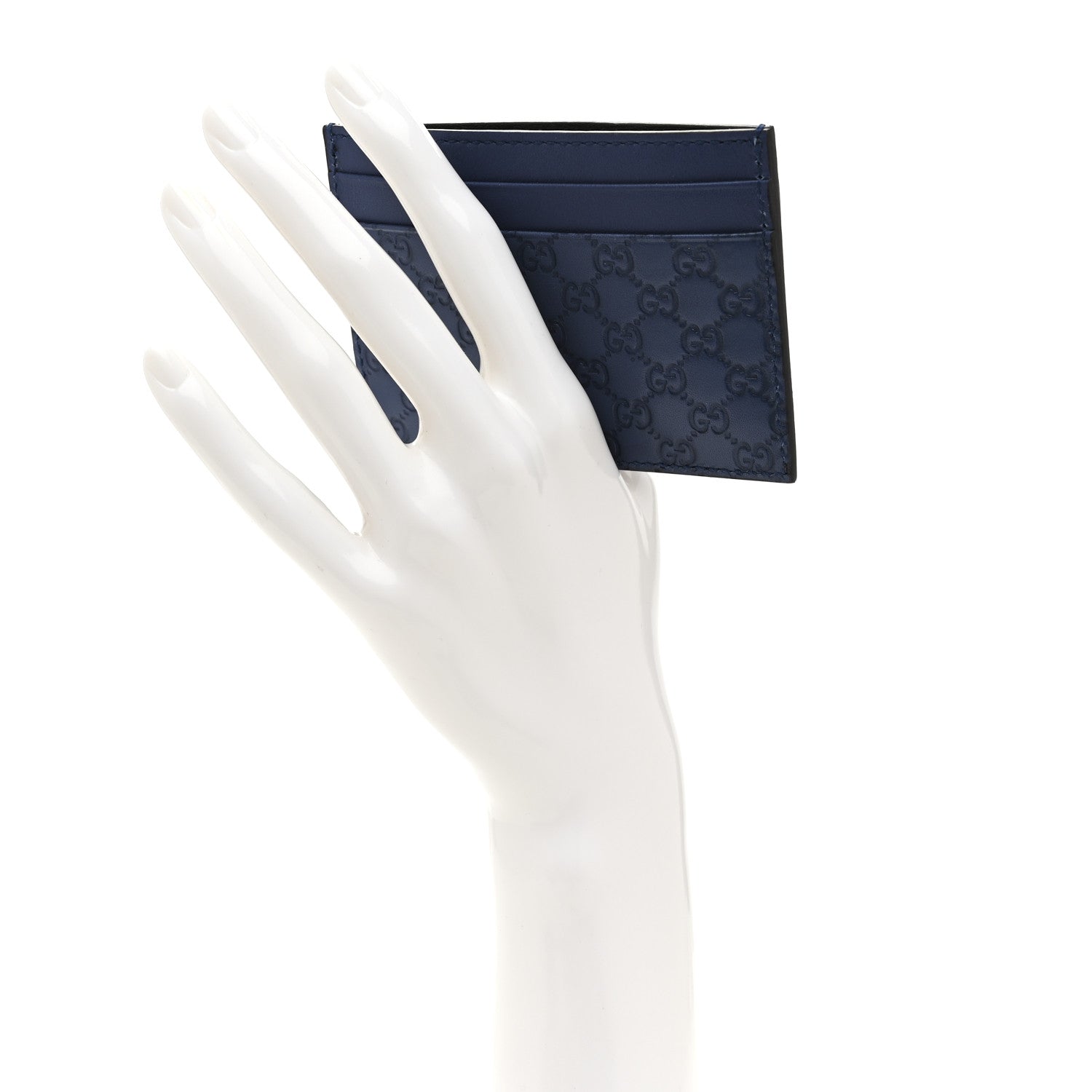 Gucci Microguccissima Card Holder Blue 2 of 8