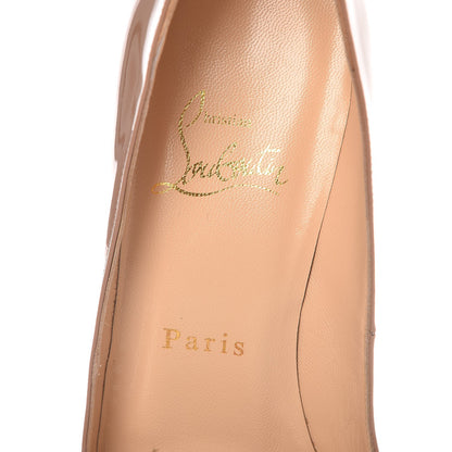 Christian Louboutin Patent Very Prive 120 Pumps 36 Nude 9 of 14